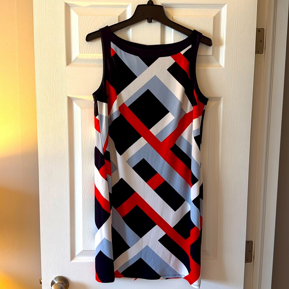 Ann Taylor Geometric Print Dress
